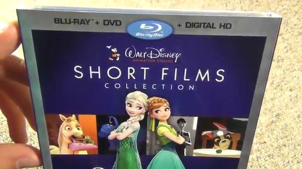 Распаковка Blu-Ray Combo Pack «Коллекция короткометражных фильмов Уолта Диснея»
