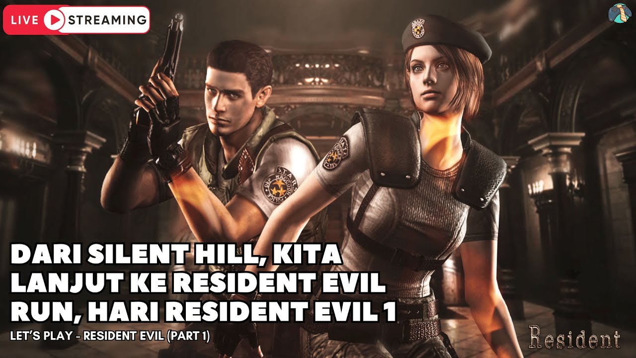 MALEM JUMAT, MARI KITA HOHORORAN - RESIDENT EVIL 1 (PART 2)