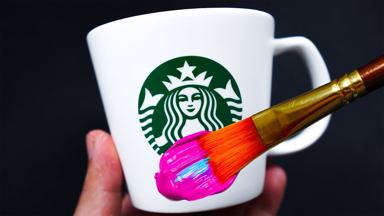 CUSTOM STARBUCKS CUP !! (Satisfying)