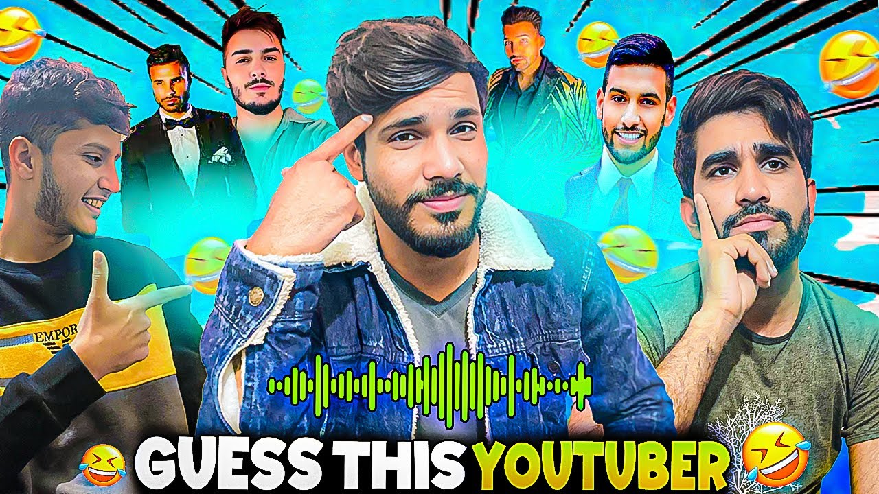 Guess the YouTuber by Their Voice – Friends’ Ultimate Challenge! 😂🎙️”