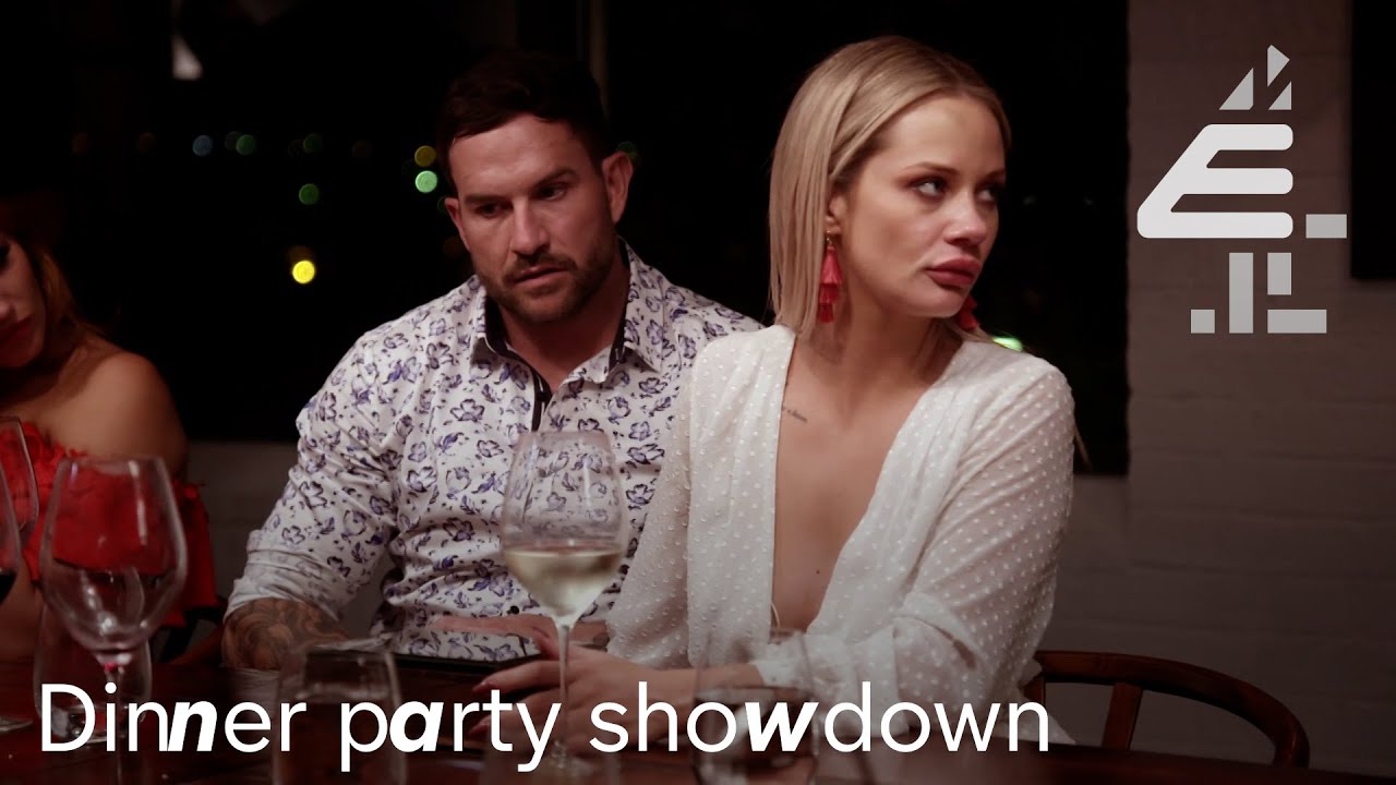 a classic married at first sight australia dinner party confrontation
