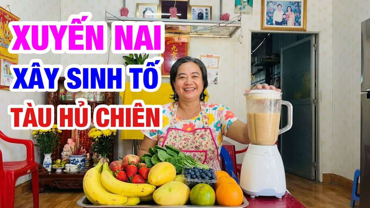 Không còn từ nào để tả món sinh tố Xuyến Nai chế biến cả nhà ơi...! MINH DI TV