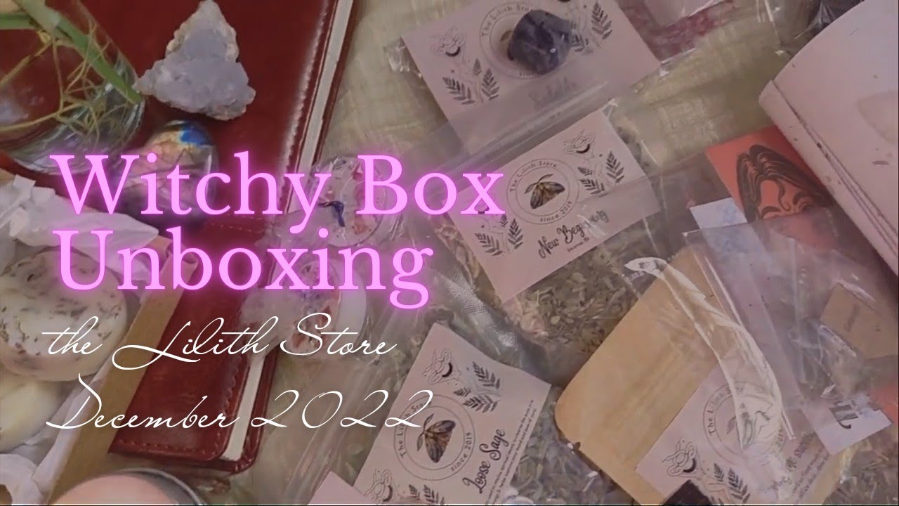 Mystery Box Unboxing - Witchy Unboxing -The Lilith Store #witchyunboxing #mysteryboxunboxing #witchy