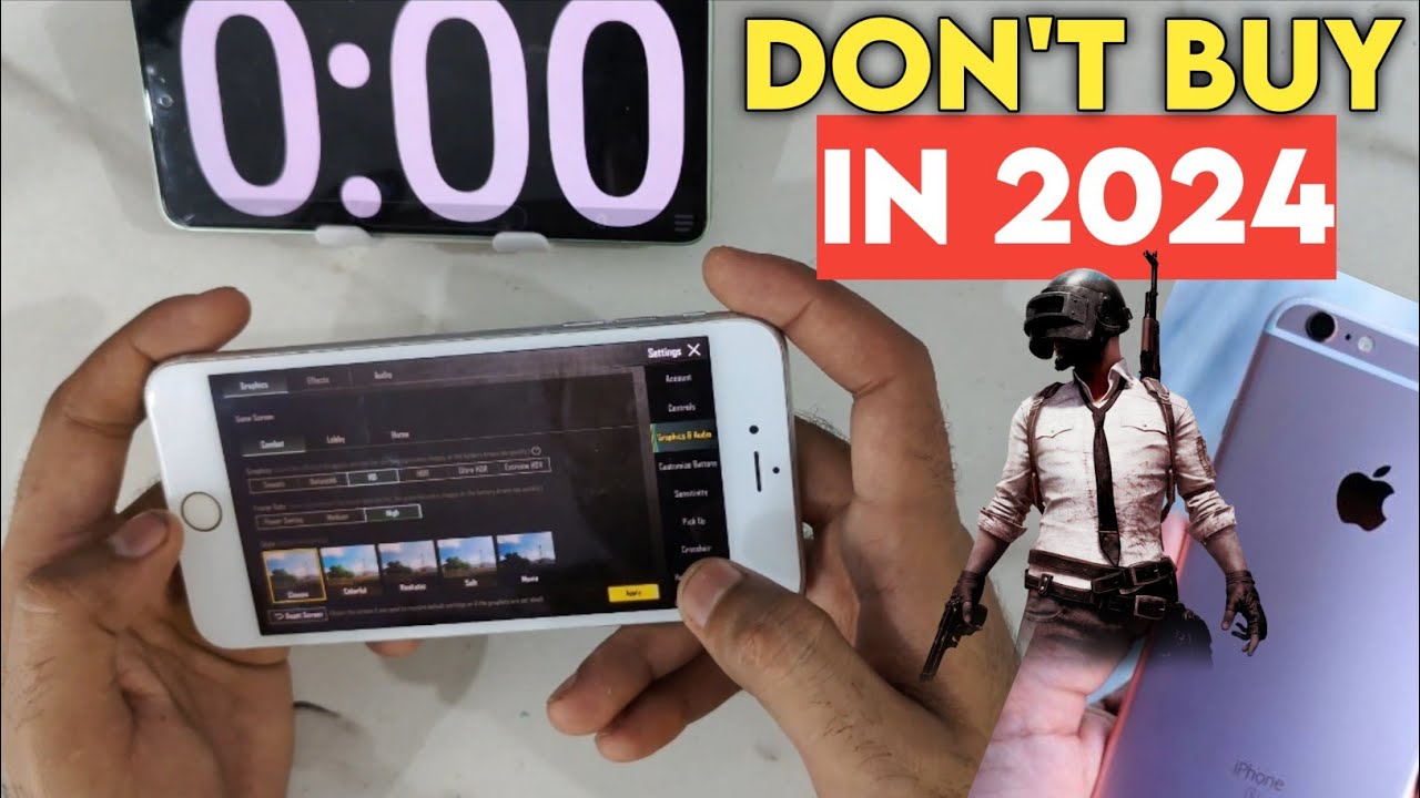 Iphone 6s plus Plus PUBG Test | Worst Phone For PUBG In 2024 | LAG LAG JUST LAG