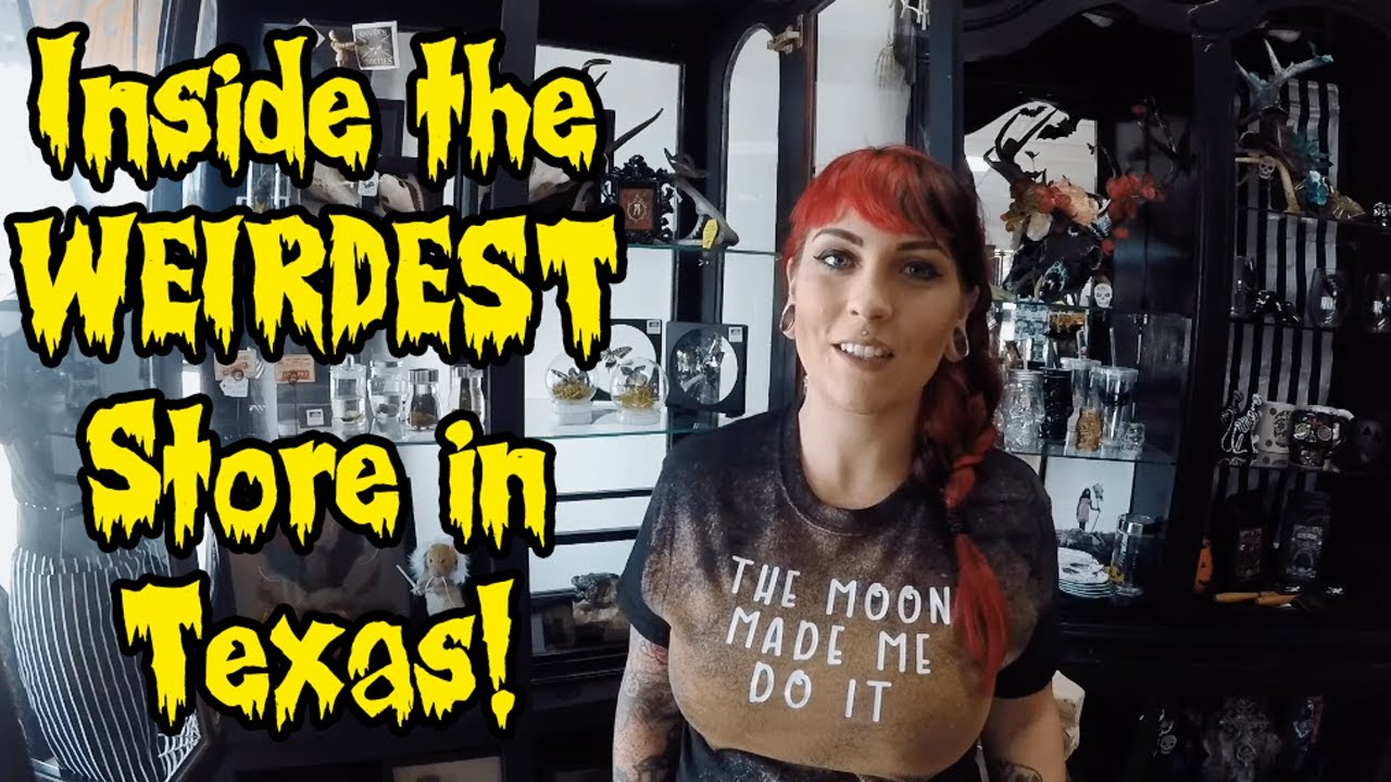Inside the WEIRDEST Store in Texas!  | Skellington Curiosities