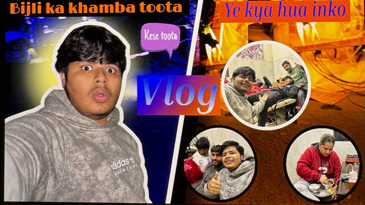 Daily Vlog bijli ka khamba kese toota achanak se 😱?