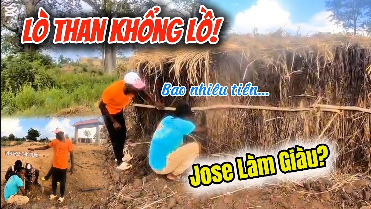 Bất Ngờ! José Âm Thầm Làm Lò Than Củi Lớn, Thanh Niên Bắt Đầu Tự Lập | Huy Khánh Vlogs