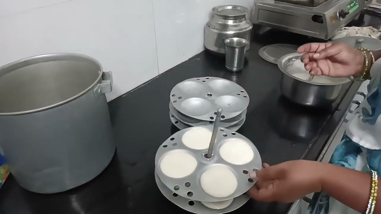 Soft Idli making 