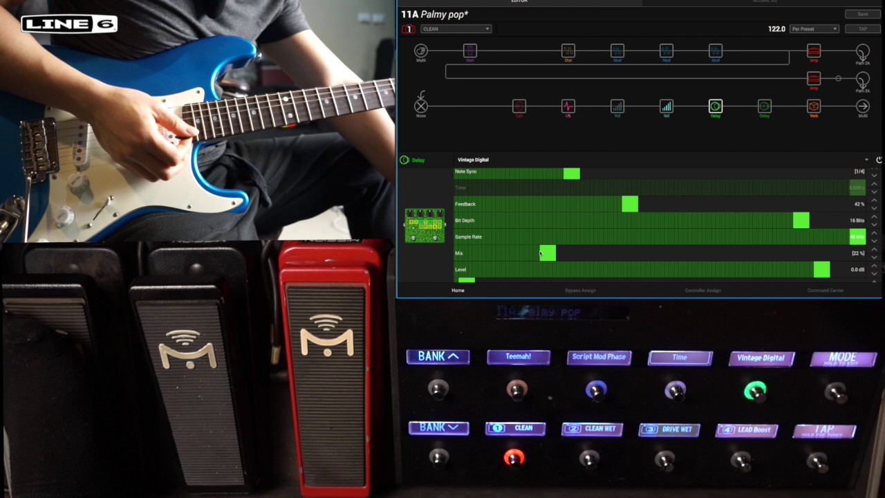 Line6 Helix Fw2.10 Control function review (Thai language only)
