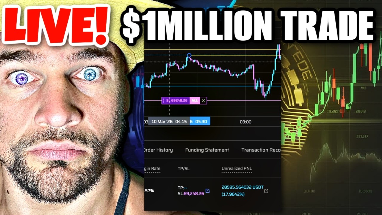 Live 1Million Dollar Bitcoin Trade