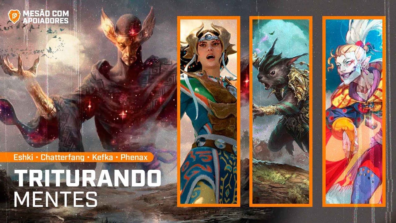 MES&Atilde;O DE COMMANDER: ESHKI x CHATTERFANG x KEFKA x PHENAX