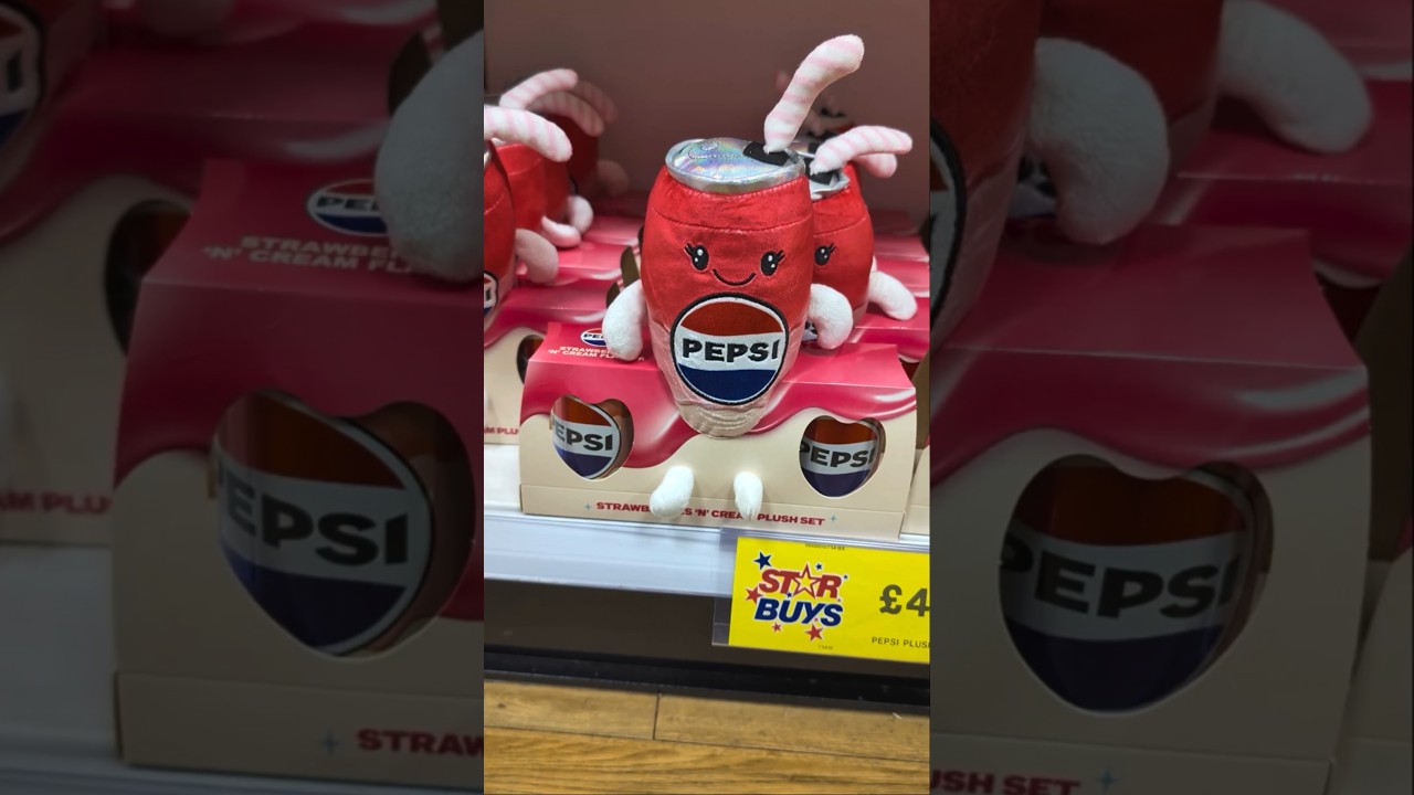 Плюшевый набор Pepsi «Клубника и сливки» 