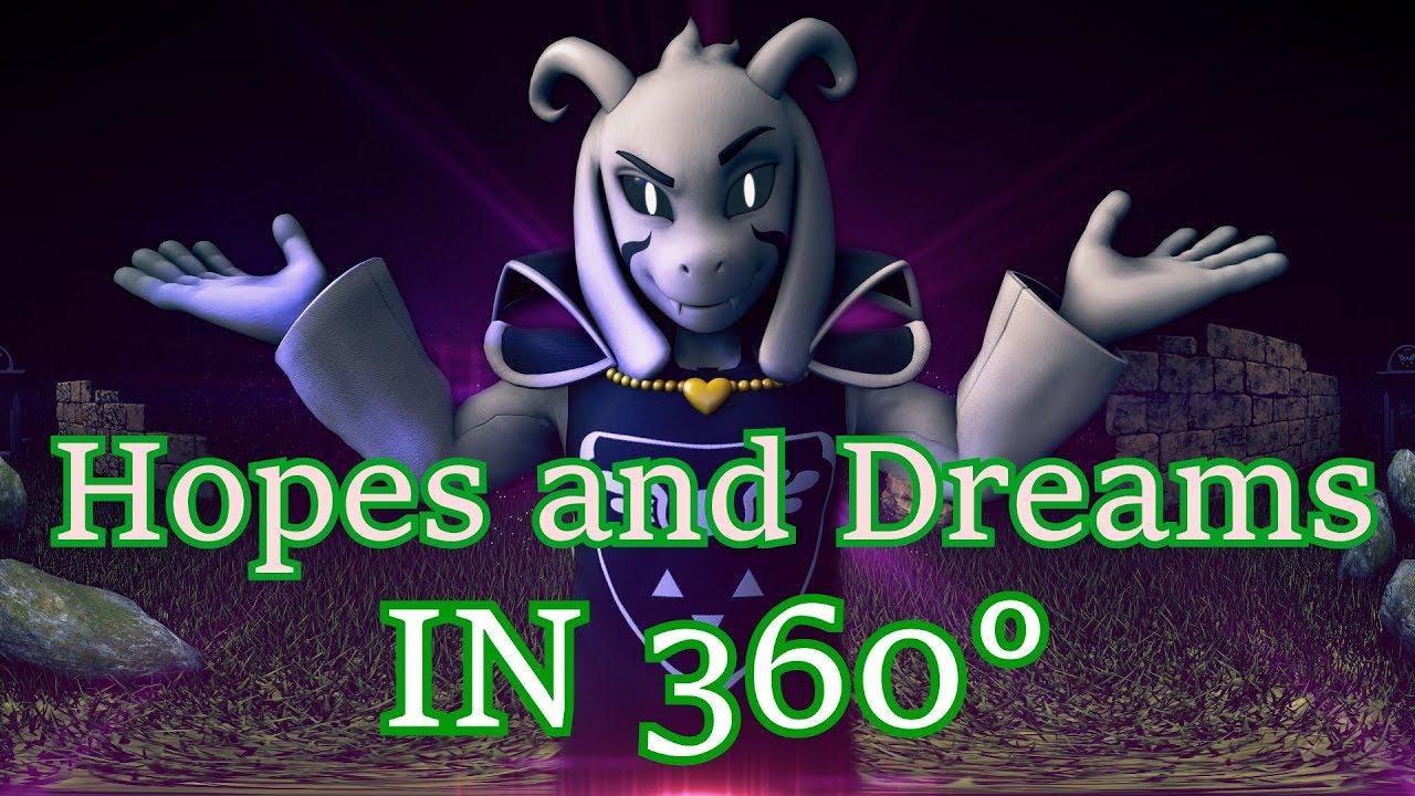 [SFM Undertale] Hopes and Dreams 360° (360 градусов битва) Азриэль Дриимур