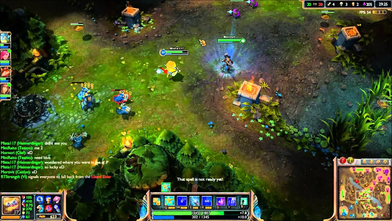 LoL Gameplay -  Heimerdinger Mid (Ranked)