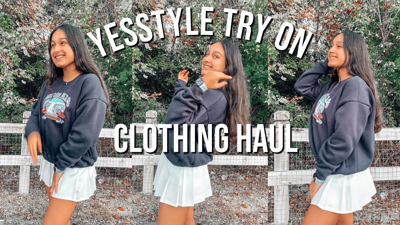 YESSTYLE Try On Haul! | Comfy, Trendy & Affordable *even for online classes*