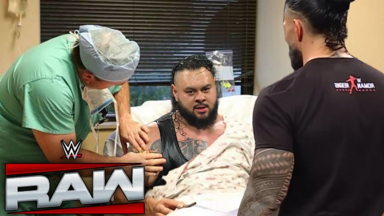 Roman Reigns Brutal Attack Bronson Reed in Hospital WWE Raw 2025 Highlights Reigns Vs Bronson Reed