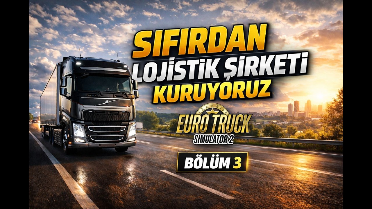 ETS 2 Sıfırdan Kariyer #3 | İlk TIRIMI Aldım 🚛(Borcum Var) | Logitech G29