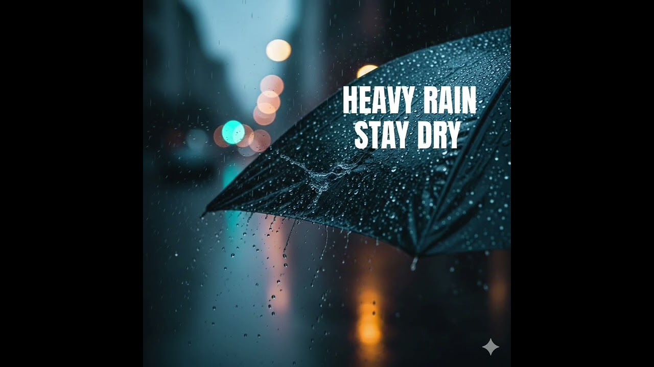 ASMR Heavy Rain on Umbrella 2 Hours - Sleep Instantly with Relaxing Rain Sounds for Insomnia Relief