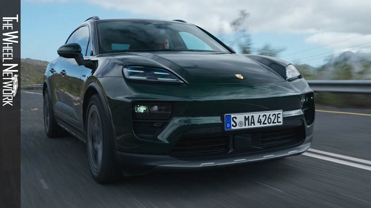 2025 Porsche Macan 4S | Oak Green Metallic Neo | Driving, Interior, Exterior