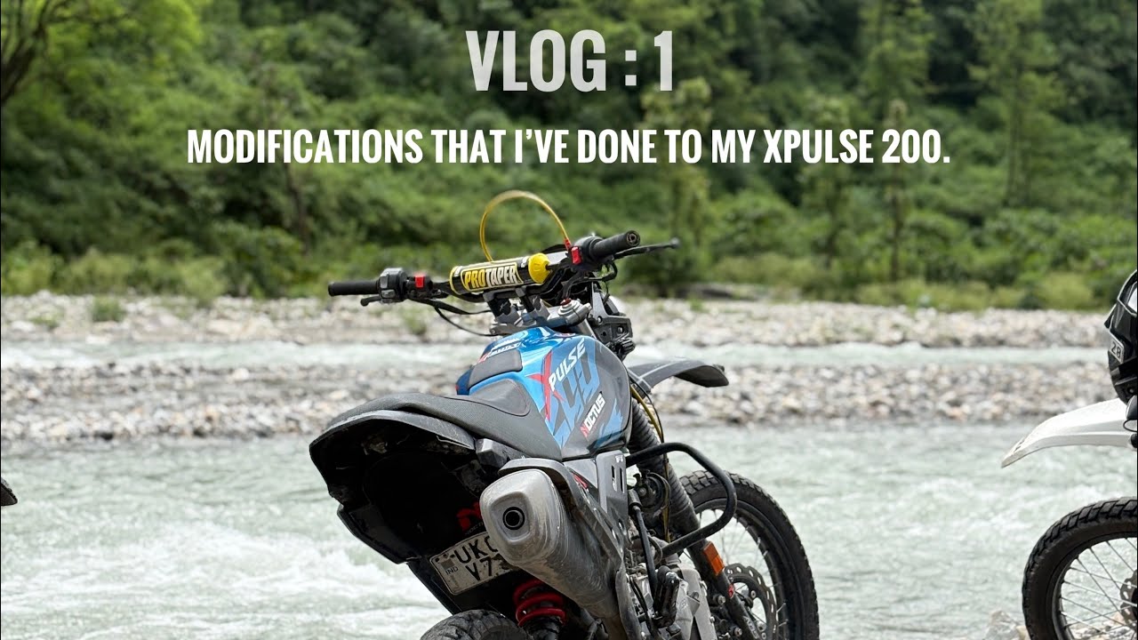 Modifications that I&rsquo;ve done to my Xpulse 200.