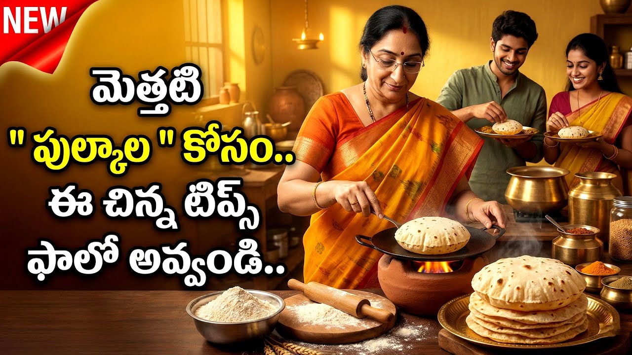 Perfect Soft Pulka’s Recipe in Telugu | Healthy Indian Bread | Ramaa Raavi