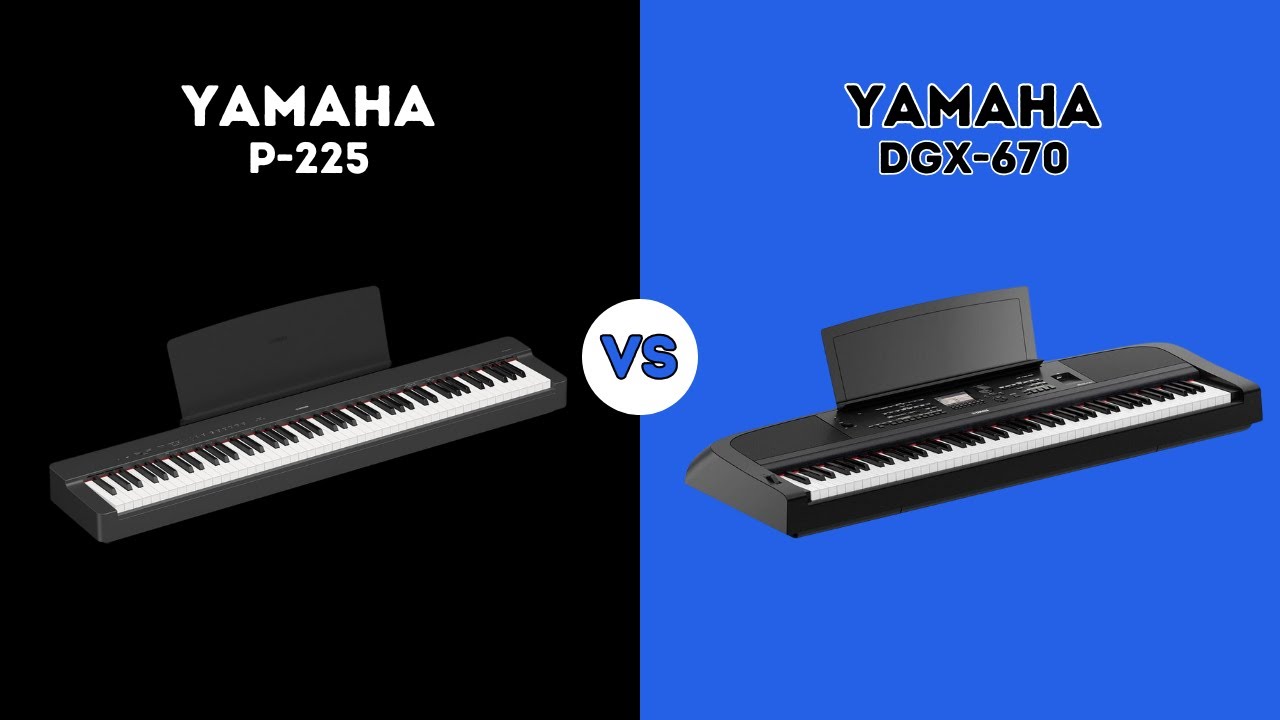 ⭐ YAMAHA P-225 ПРОТИВ YAMAHA DGX-670 ⭐ | СРАВНЕНИЕ