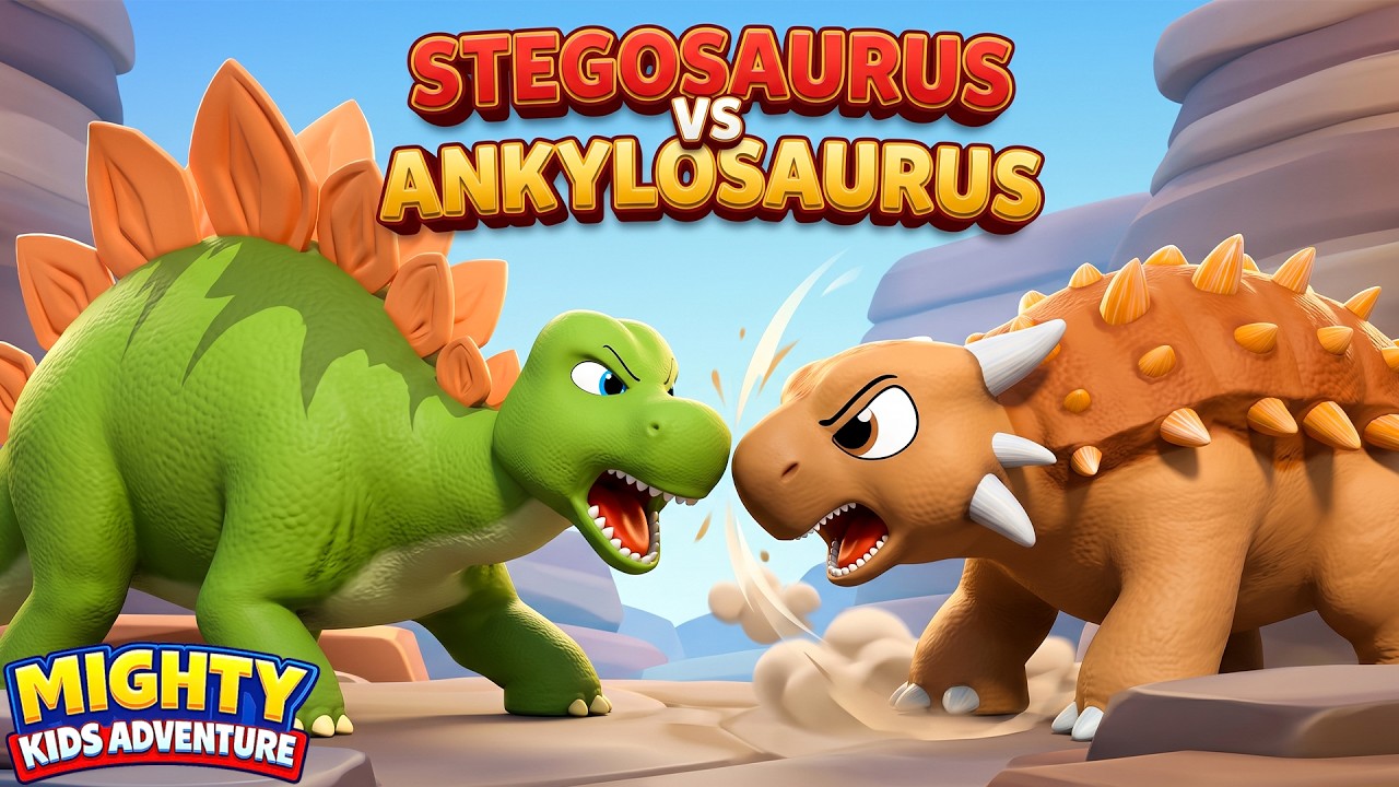 Ankylosaurus vs Stegosaurus | Who Would Win? Epic Dinosaur Battle | EP 26 | Dinosaur Rescue