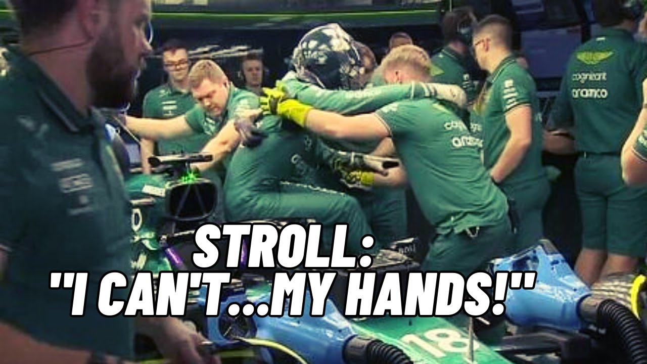 Lance Stroll struggles to steer and get out of the car - Bahrain GP 2023 | F1nal Lap