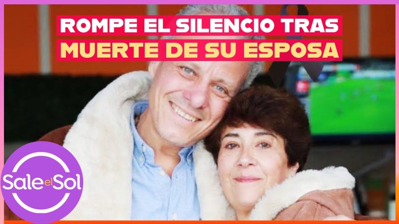 'Se fue en paz': Rubén Cerda se despide de su esposa | Sale el Sol