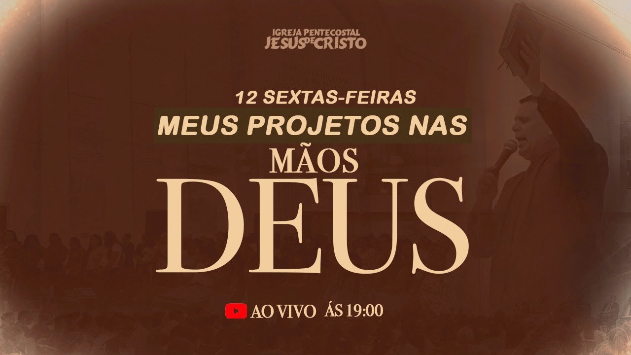 MEUS PROJETOS NAS MÃOS DE DEUS | CULTO AO VIVO | SEX 06/03/2026 | @ipjccuiabamt