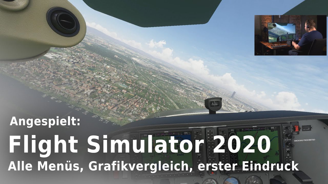 Flight Simulator 2020: Alle Menüs, Grafikvergleich, erster Eindruck (Echtes Gameplay)