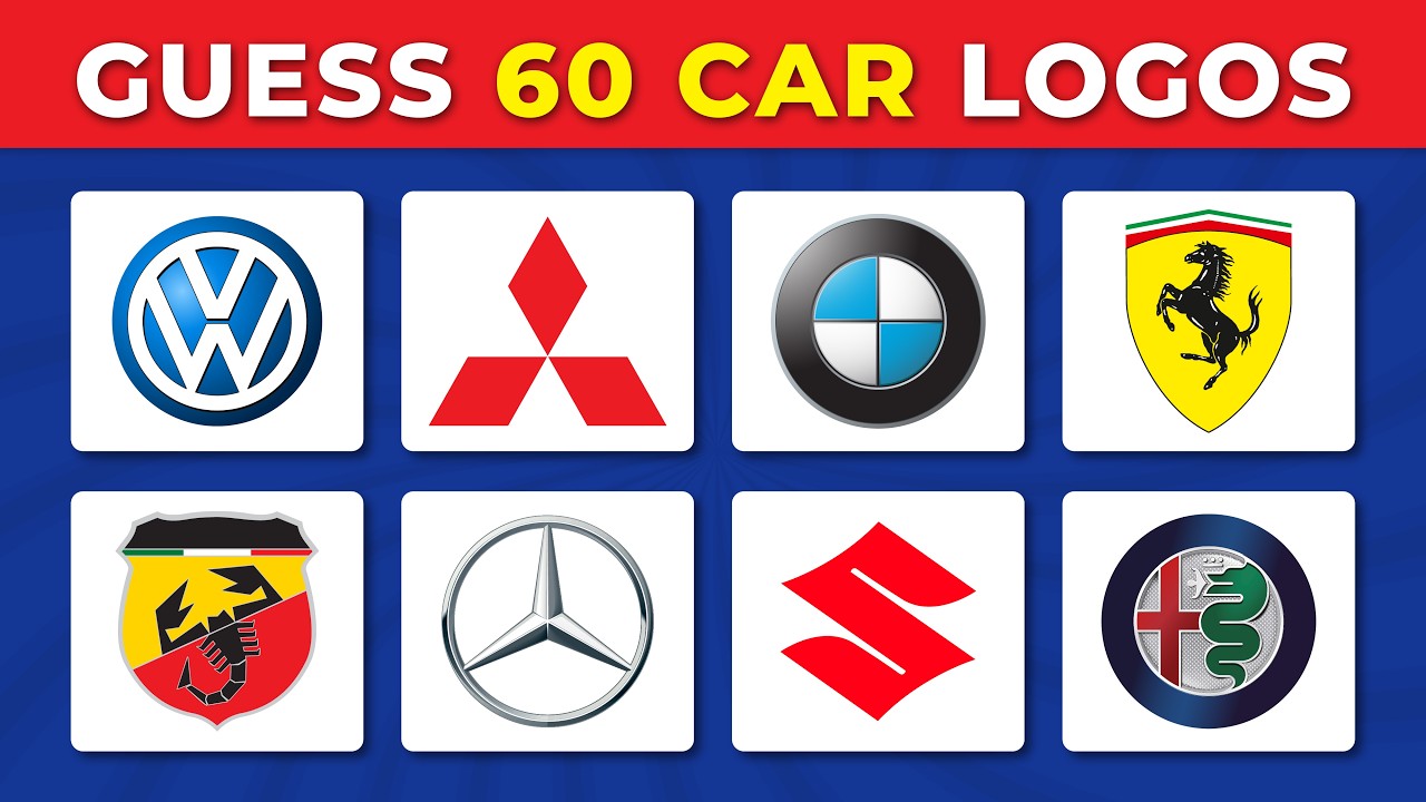 Guess the Car Logos | 60 Logos (Easy to Expert)