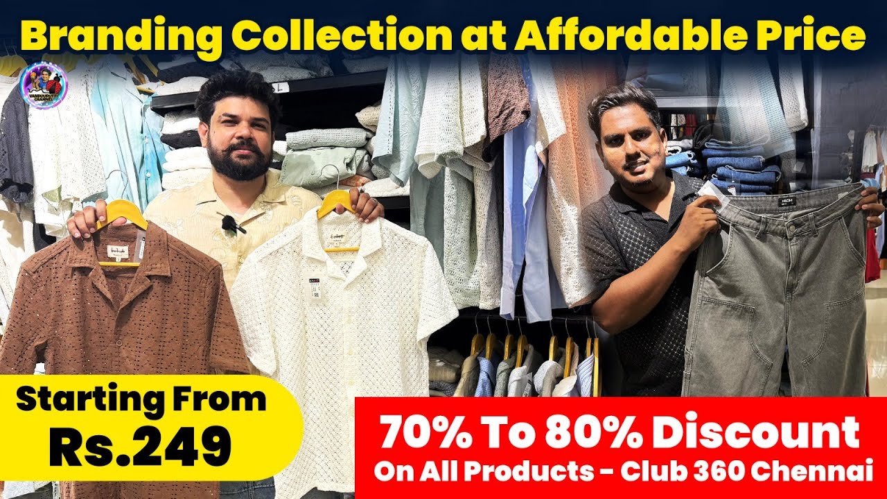 Branded Surplus Clothing at Low Price | Club 360 | ₹199 Onwards !