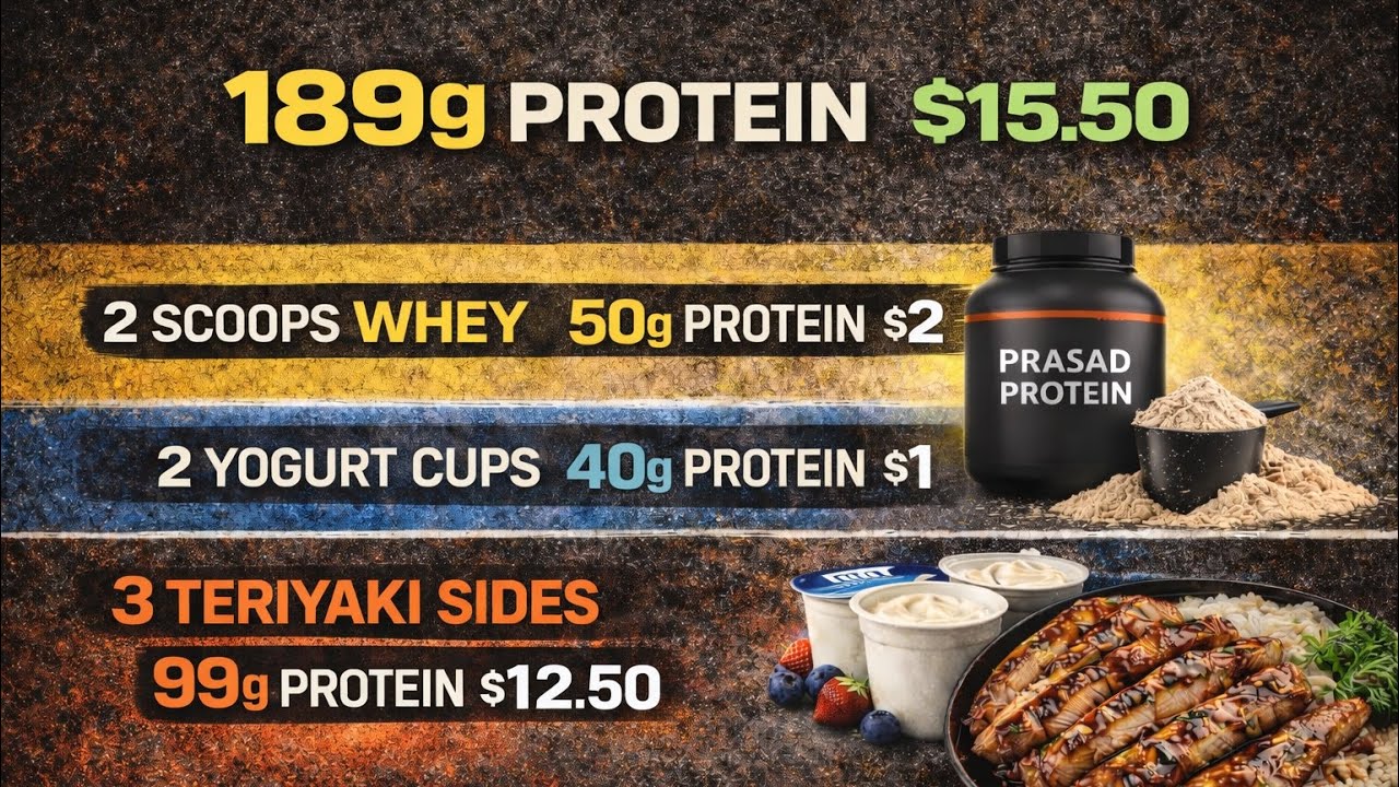 Living in a Car: 189g of Protein for $15.50