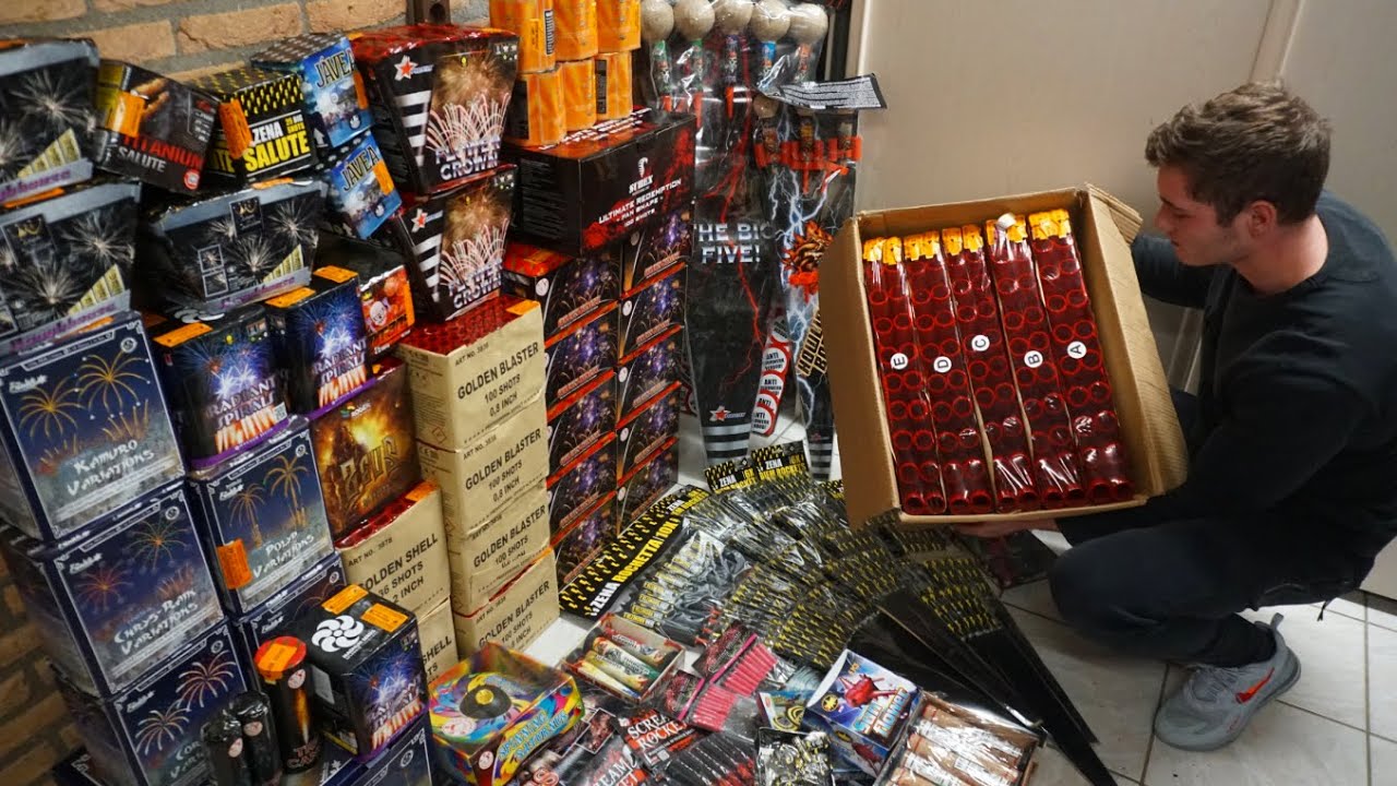 €1700 AAN VUURWERK! VUURWERK COLLECTIE 2019-2020 | BELGIË