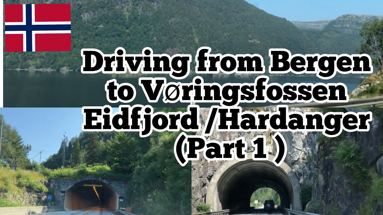 Driving from Bergen to Vøringsfossen (Part 1)Eidfjord/Hardanger/Vestland Norway/Gloria Eves