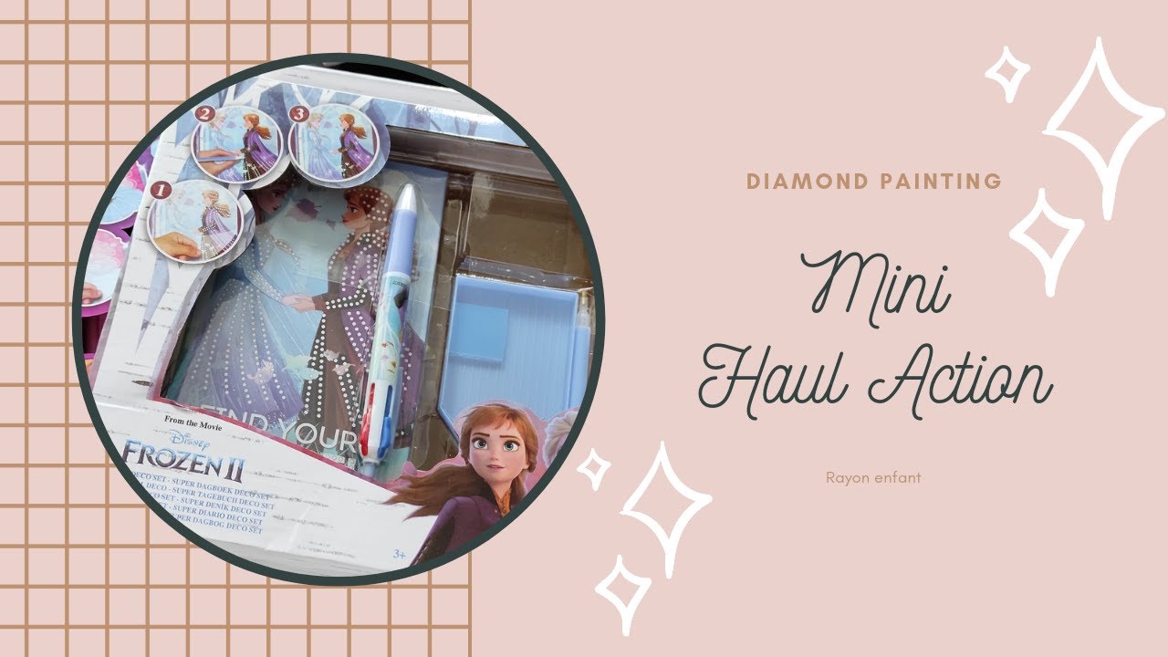 Haul Action Nouveaux Diamond Painting enfant