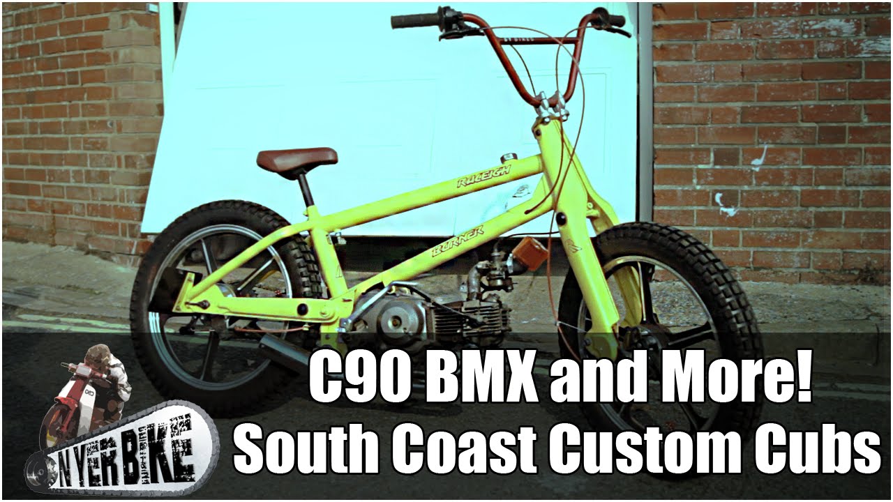 A BMX With a C90 Engine and more! South Coast Customs Devine Honda C90s