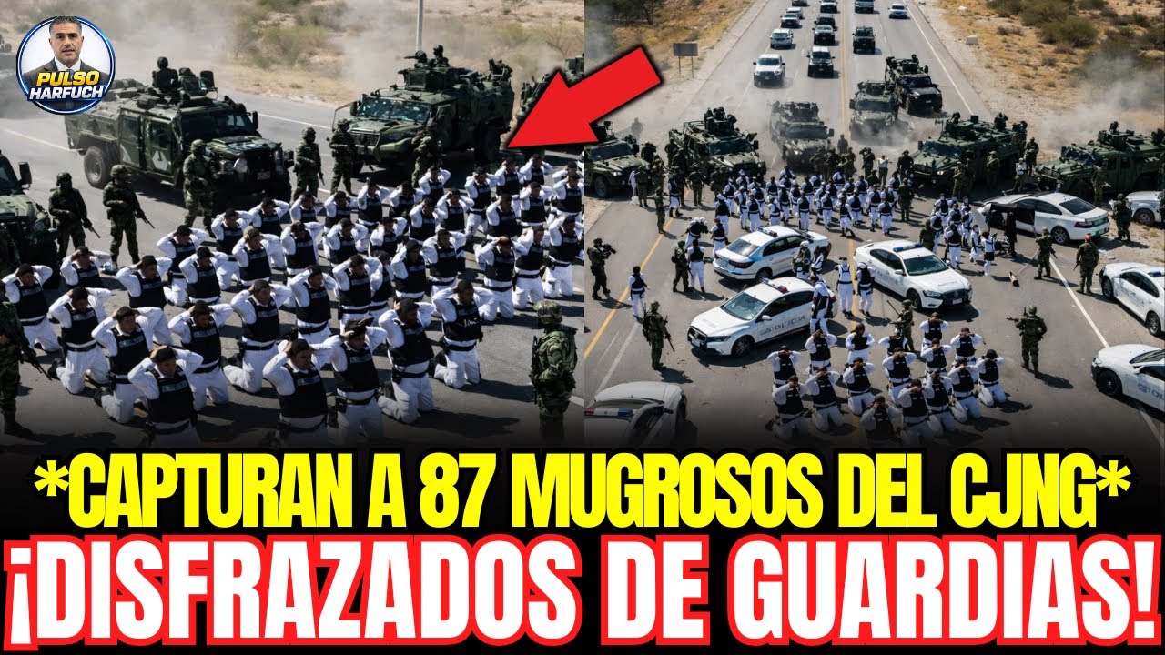 MURCIÉLAGOS CAZAN a 87 del CJNG DISFRAZADOS de GUARDIA NACIONAL | Drones Y Patrullas Clonadas
