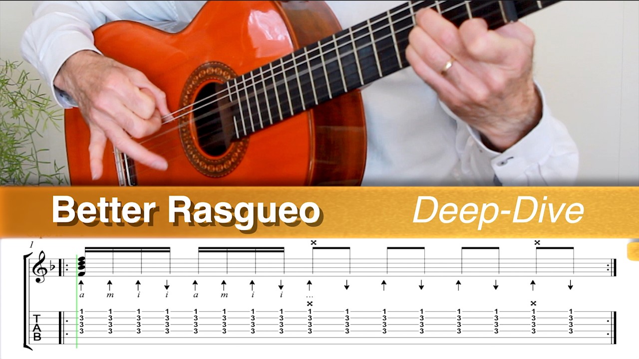 How to Play 4-Stroke Rasgueo - Deep Dive TAB Tutorial