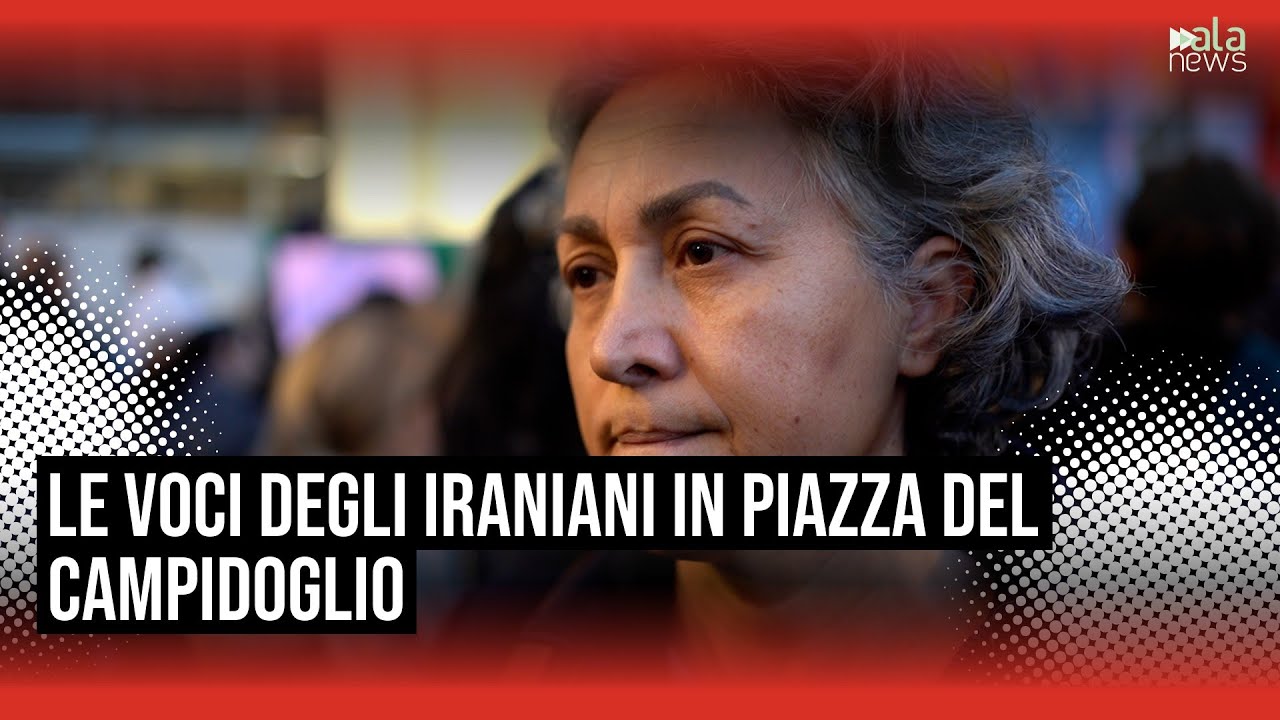Il grido da piazza del Campidoglio, 'libertà per l'Iran'