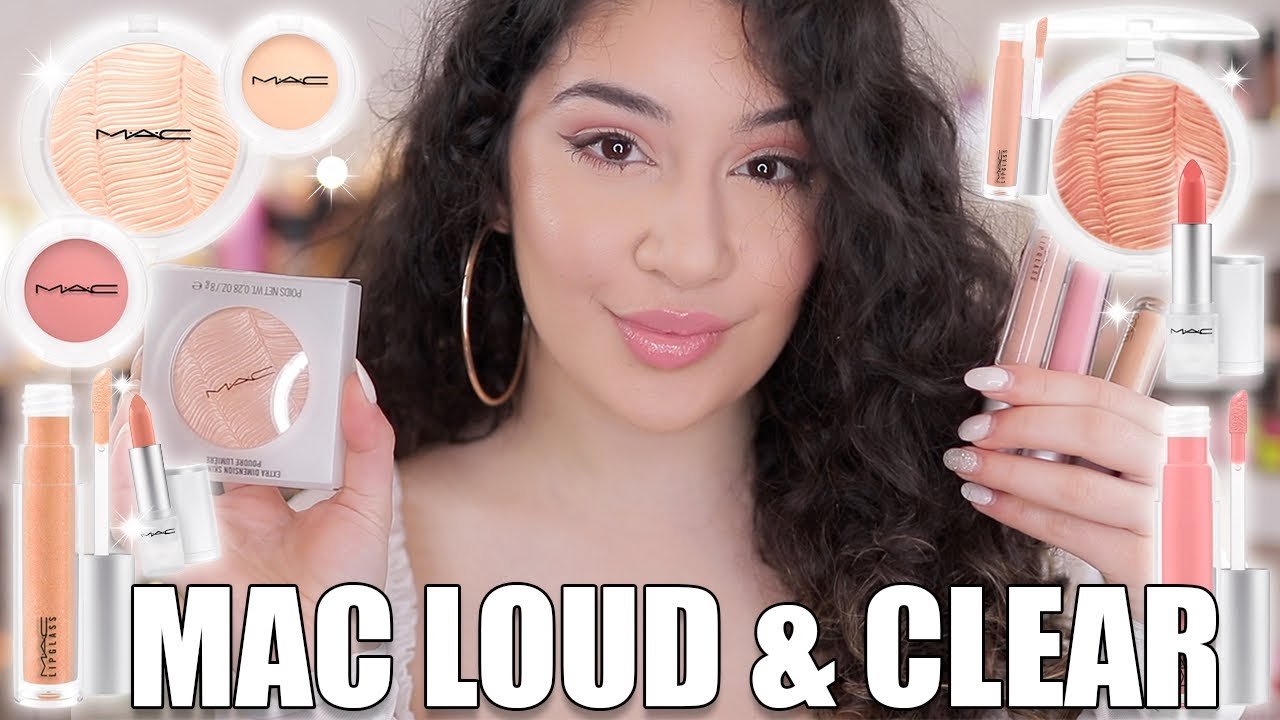 MAC LOUD AND CLEAR COLLECTION.. DEMO, SWATCHES & REVIEW