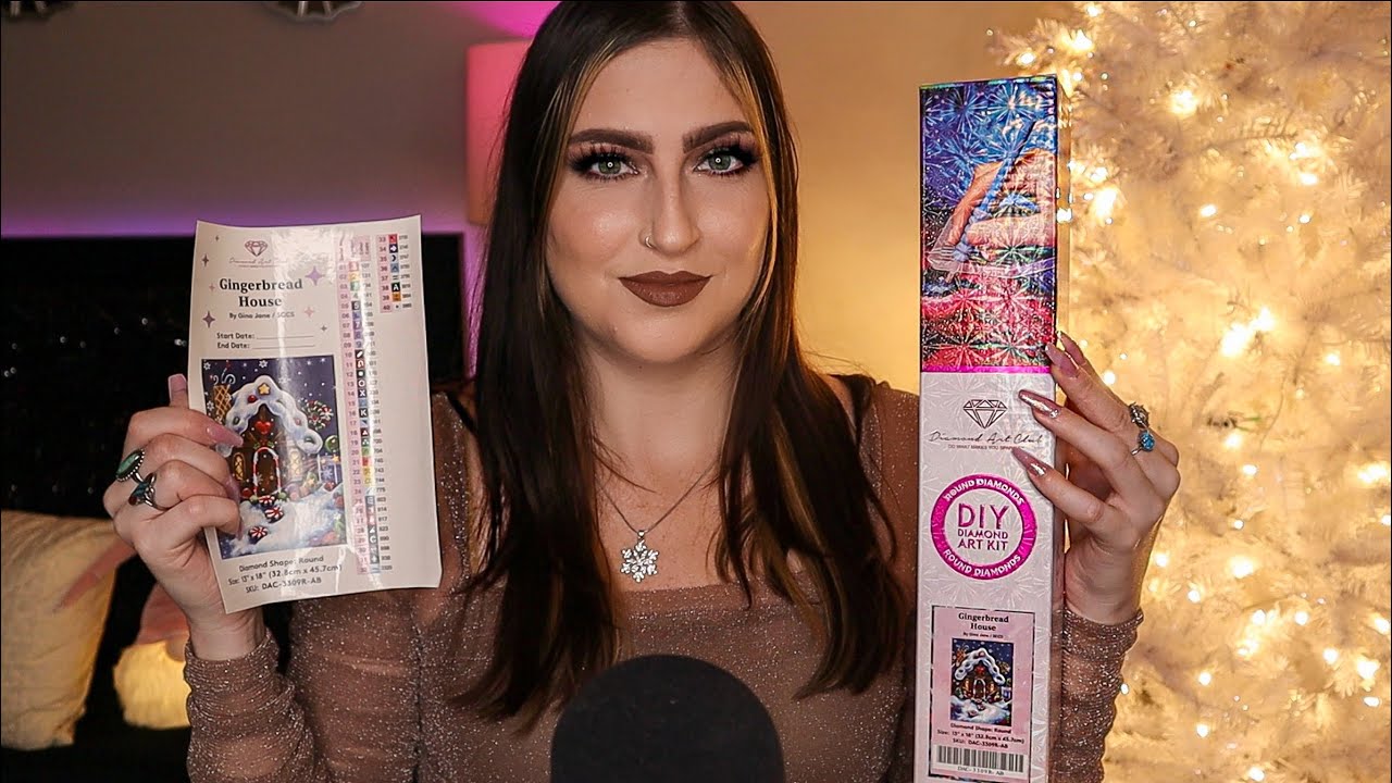 ASMR | Christmas Diamond Art Club Unboxing🎄