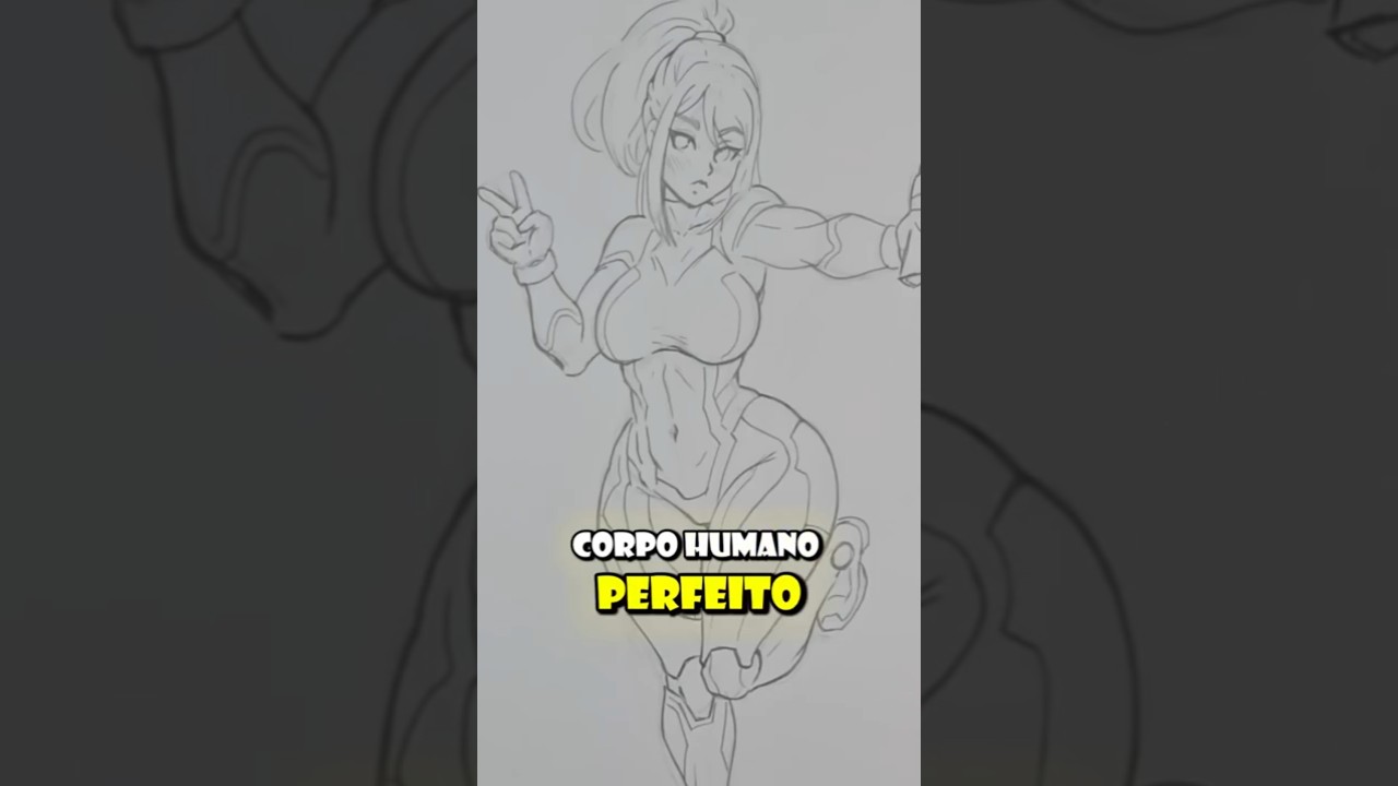 Como desenhar o corpo humano!#ComoDesenhar #Aula #Tutorial #Dica