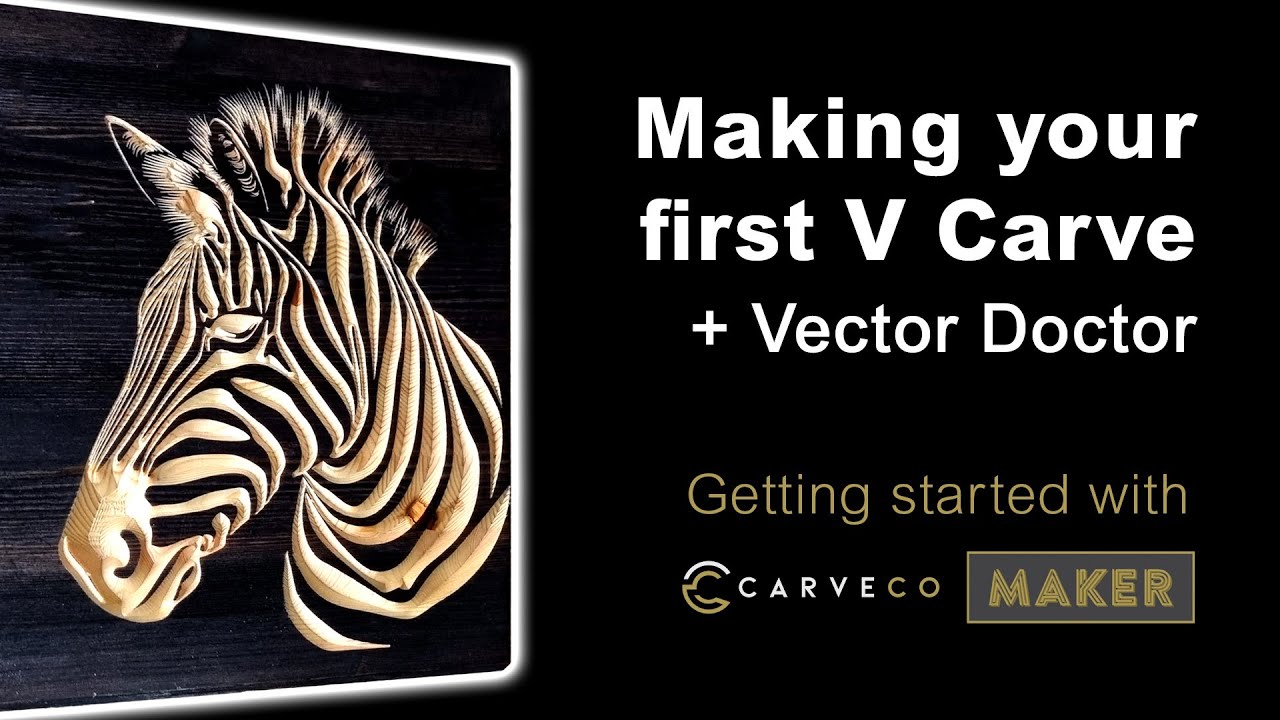 Create your first V-bit carve and overview of Vector Doctor in Carveco Maker
