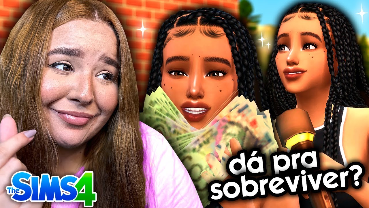 É Possível SOBREVIVER no The Sims 4 só com MEU TALENTO?