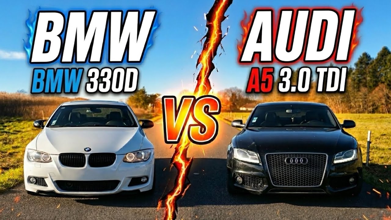 Audi A5 3.0 VS Bmw 330d | La GUERRE des DIESELS !