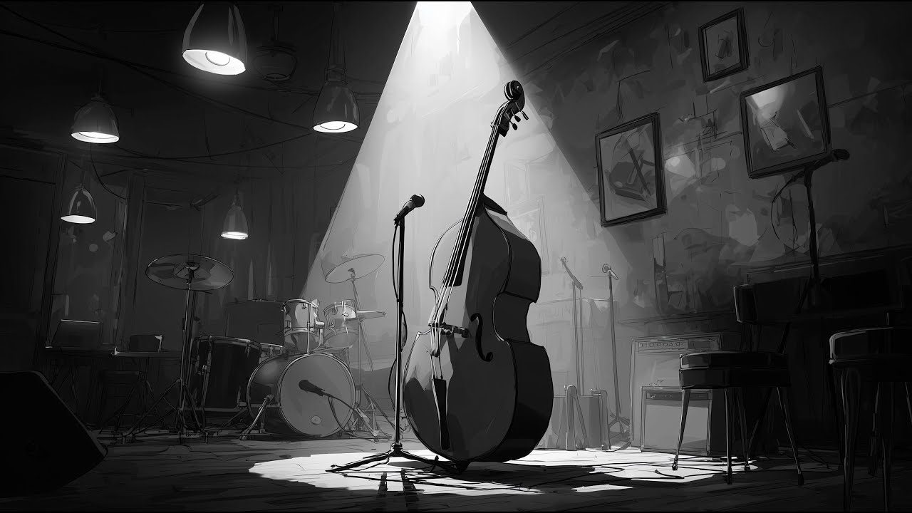 Midnight Jazz Stage 🎷 Noir Jazz Club Ambience for Relax & Focus