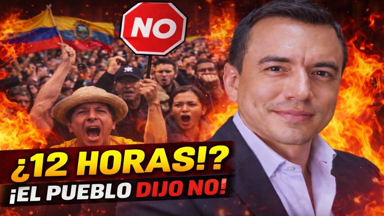 ¡DE 8 A 12 HORAS! La decisión de Daniel Noboa que está enfureciendo a todo Ecuador