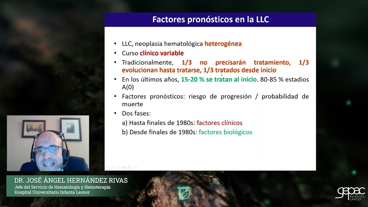 Diagnóstico y tratamiento de la leucemia linfática crónica - Dr. José Ángel Hernández Rivas